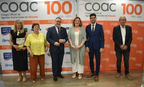 La Diputación de Albacete acompaña al Colegio Oficial de Agentes Comerciales en la celebración de su centenario, poniendo en valor su contribución económica y social
