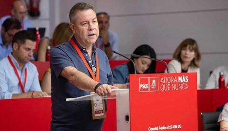 García-Page exige a Sánchez convocar elecciones anticipadas o someterse a cuestión de confianza