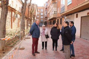 Las obras en el barrio del Pilar mejoran la accesibilidad y seguridad peatonal de tres calles, con una inversión de más de un millón de euros