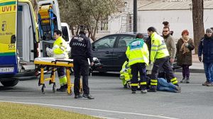 Una mujer atropellada en Albacete y el vehículo causante del accidente, se da a la fuga