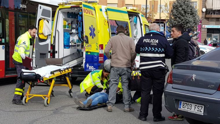 Una mujer atropellada en Albacete y el vehículo causante del accidente, se da a la fuga