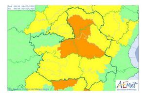 Las cinco provincias en alerta porque llega un temporal que dejará frío, nieve y heladas en toda Castilla-La Mancha