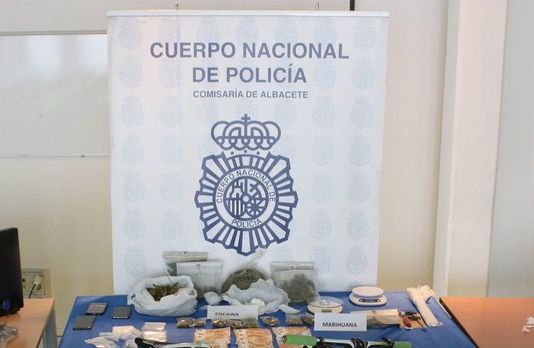 Dos detenidos en Albacete como presuntos autores de un delito de tráfico de drogas