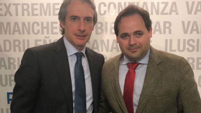 El alcalde de Almansa consigue el compromiso del ministro Iñigo de la Serna con el Corredor Mediterráneo