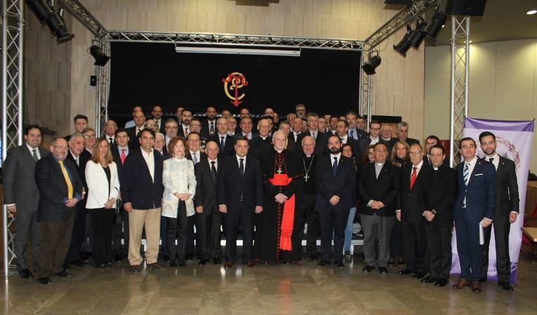 El cardenal arzobispo emérito de Sevilla, Monseñor Carlos Amigo, pregonó la Semana Santa de Albacete 2018