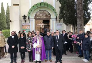 Manuel Serrano participa en el Vìa Crucis en honor al Cristo de Medinaceli y en el traslado del Cristo de las Misericordias