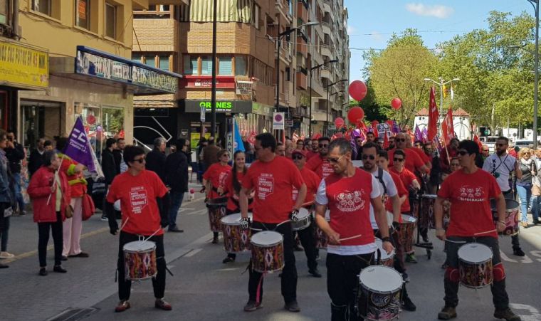 Mujeres y pensionistas, centro de las reivindicaciones del Primero de Mayo en Castilla-La Mancha