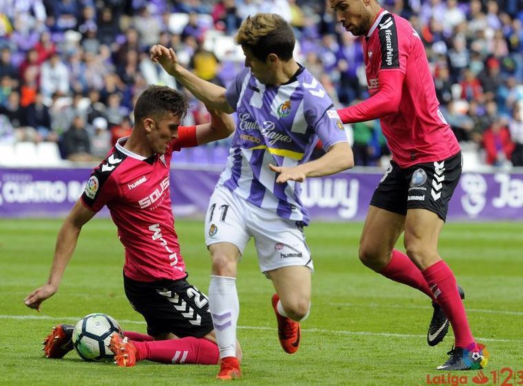 3-2. El Albacete vuelve a perder ante el Valladolid, y ya son ocho jornadas sin ganar