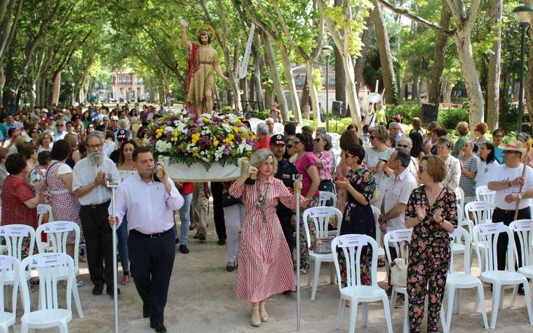 Masiva participación en la Romería en honor a San Juan Bautista en Albacete