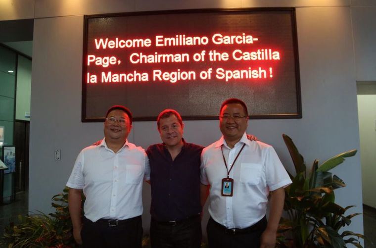 Page anima a las principales empresas de China a desarrollar proyectos e inversiones en Castilla-La Mancha