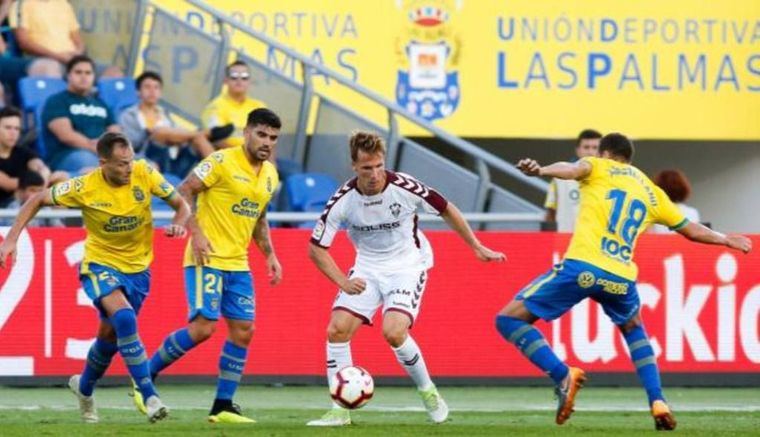 1-1. Albacete - Las Palmas justo reparto de puntos en un choque trepidante