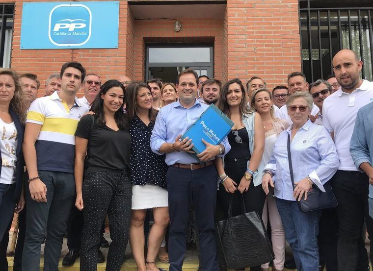 Francisco Núñez refrenda su candidatura a liderar el PP de Castilla-La Mancha con 3.679 avales: 'No tengo miedo a nada'