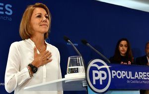 Cospedal desea un PP "fuerte y unido" tras la elección del nuevo presidente y que todo el mundo vote "en libertad"