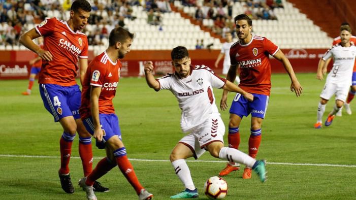 2-2. El Albacete deja escapar dos puntos de oro tras una magnífica primera partre ante el Zaragoza