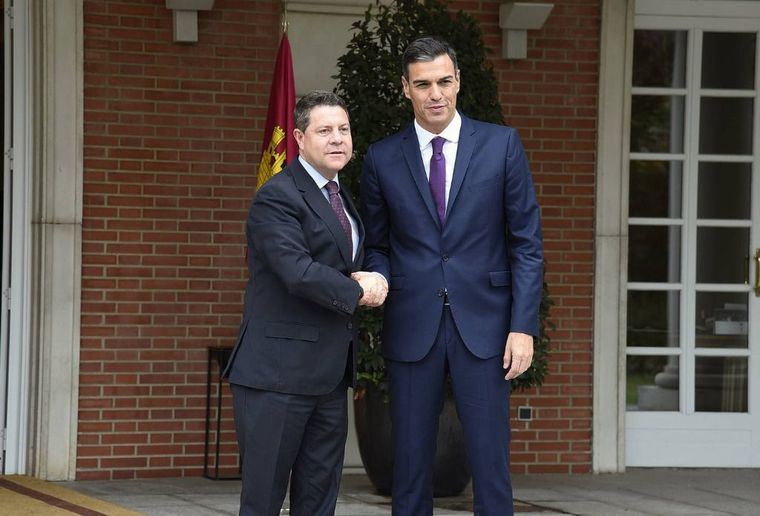 Page recibe el compromiso de Pedro Sánchez de 'suavizar' el trasvase, 'dar carpetazo' al ATC y mejorar financiación e infraestructuras