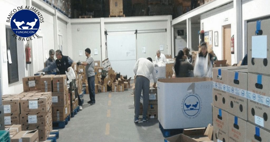 El Banco de Alimentos de Albacete necesita voluntarios a partir del próximo lunes