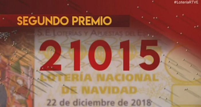 El 21.015, segundo premio del Sorteo de Navidad 2018, vendido en Almansa y Albacete