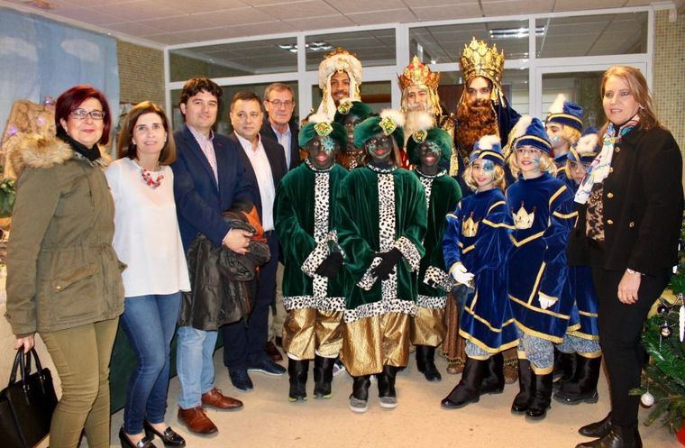 Sus Majestades los Reyes Magos de Oriente en su visita a Albacete