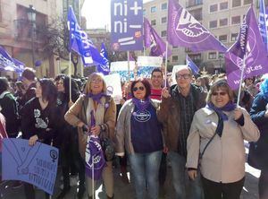 Las concentraciones feministas reúnen a miles de personas en Castilla-La Mancha