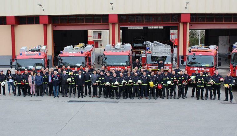 El alcalde felicita a los Bomberos de Albacete en el día de su patrón, San Juan de Dios, y les agradece la labor “intensa”