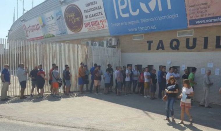 Venta y devolución de entradas para el partido Albacete- Málaga 