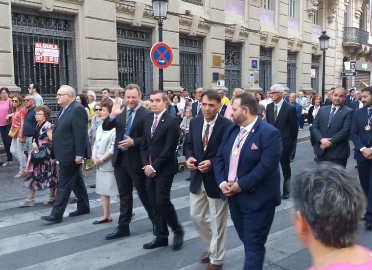 El alcalde de Albacete participa en los actos de la fiesta del Corpus Cristi