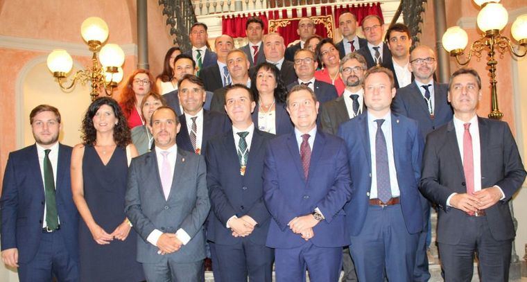 Vicente Casañ asiste a la constitución de la Diputación de Albacete