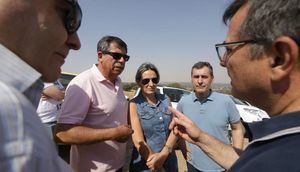 El Delegado del Gobierno de Castilla-La Mancha destaca la mejoría del incendio en Toledo por el 