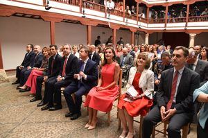 La reina Letizia entrega premios al compromiso por la inclusión de los discapacitados en Almagro