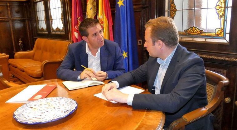 Santi Cabañero y Vicente Casañ mantienen su primera reunión oficial con varios objetivos comunes para el progreso de Albacete sobre la mesa