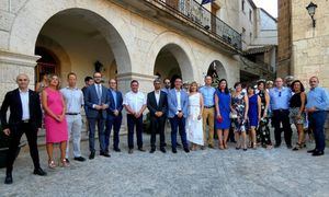 El presidente de la Diputación de Albacete visita Alcalá del Júcar con motivo de las Fiestas patronales
