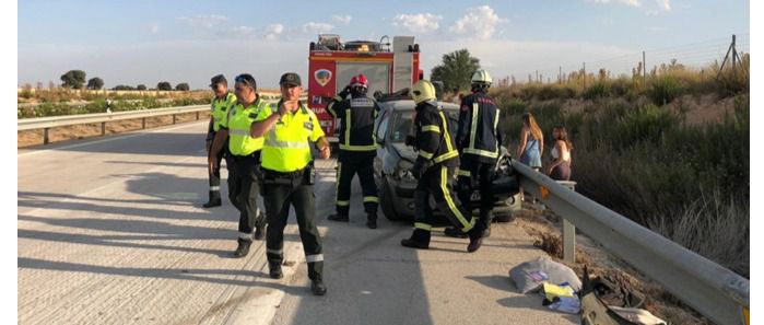 Una persona fallecida en un accidente en el que Interviene el SEPEI en la carretera de Casas Ibáñez 