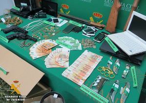 La Guardia Civil detiene a siete personas por tráfico de drogas, detención ilegal y extorsión a dos jóvenes de Alpera