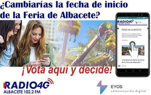 Encuesta de RADIO 4G ALBACETE, ¿Cambiarías la fecha de inicio de la Feria de Albacete? 