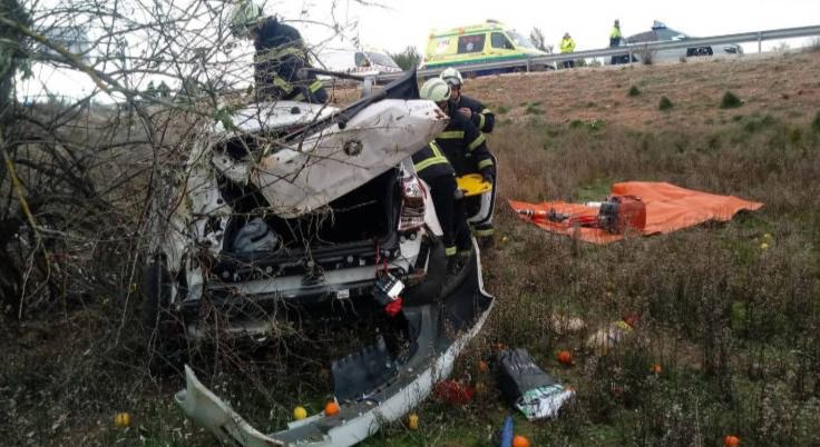 Fallece un hombre de 81 años al salirse de la vía en una carretera de Poco Cañada. (Albacete)