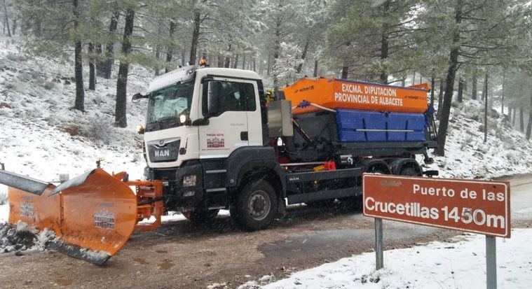 Las cinco provincias de Castilla-La Mancha en alerta amarilla y Albacete en roja por fuertes nevadas