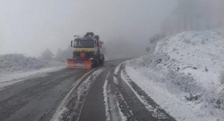 El Plan de Vialidad Invernal de Fomento ha actuado en 850 kilómetros de carreteras de la Junta de Comunidades en la provincia de Albacete