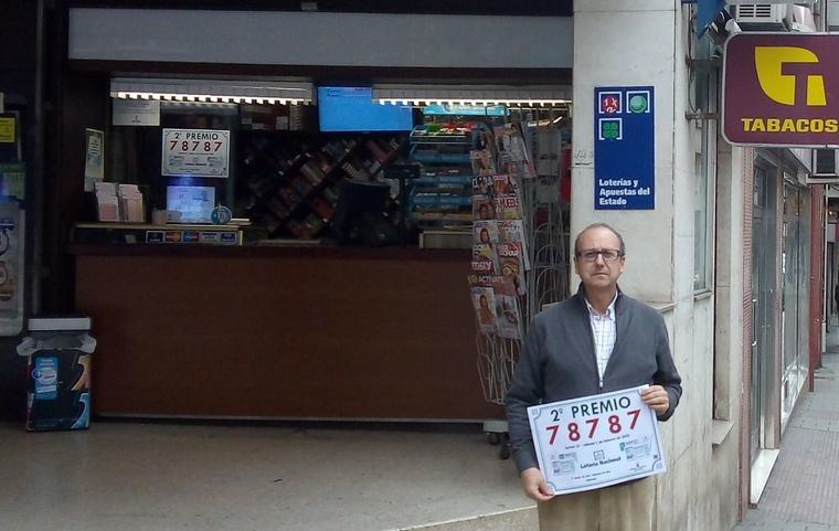Parte del segundo premio de la Lotería Nacional vendido en Albacete