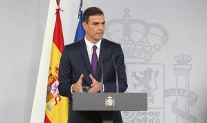 El presidente del Gobierno, Pedro Sánchez, comparece en rueda de prensa