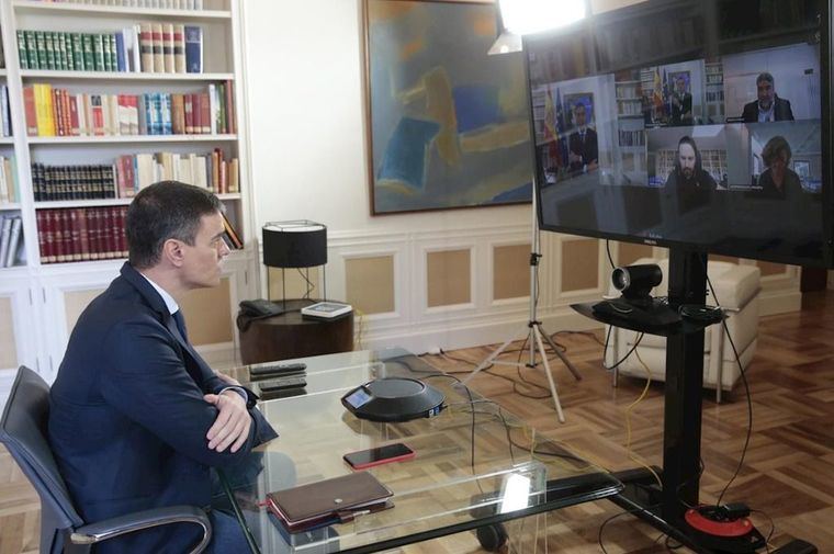 Pedro Sánchez comparecerá tras la videoconferencia con los presidentes autonómicos