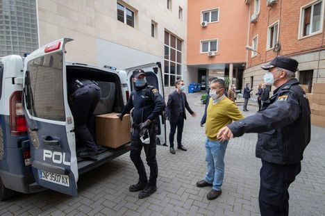 El Gobierno de España reparte 82.000 mascarillas en Albacete