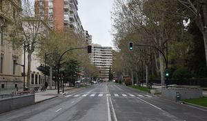 El Ayuntamiento de Albacete habilita espacios urbanos, favoreciendo el tránsito de personas y bicicletas y el mantenimiento de la distancia de seguridad