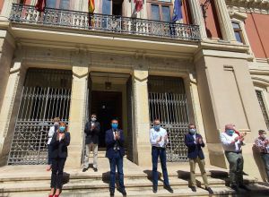 La Diputación de Albacete se une al minuto de silencio convocado por el Gobierno de España en recuerdo a todas las víctimas de la pandemia