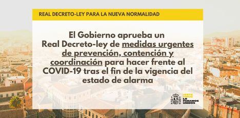 El Gobierno aprueba el real decreto que establece las medidas que regirán en la nueva normalidad que mantiene la obligatoriedad de las mascarillas 