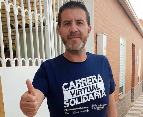 Santi Cabañero anima a sumarse a la cita que la provincia de Albacete tiene con las Carreras Virtuales Solidarias impulsadas por la Fundación Eurocaja Rural
