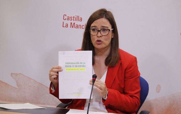 Esther Padilla diputada del PSOE: 'El 75% de contagios por coronavirus en Castilla-La Mancha tuvieron origen en Madrid'