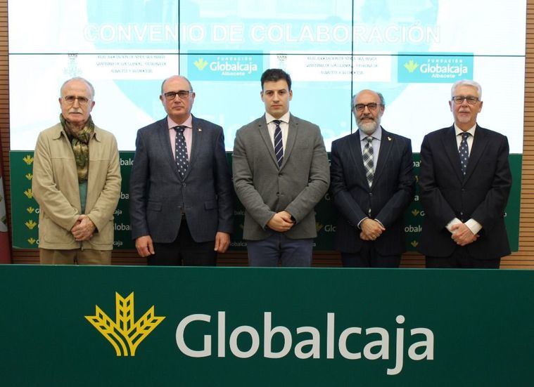 La Fundación Globalcaja Albacete y la Asociación de Ntra Sra María Santisima Virgen de los Llanos renovaron el convenio de colaboración