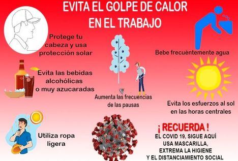 CCOO lanza una campaña para evitar los accidentes por golpe de calor en las empresas de la provincia de Albacete