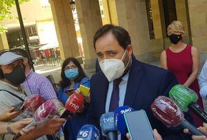 Paco Núñez asegura que tras el altercado del asentamiento de Albacete "echó en falta" la actuación de García-Page