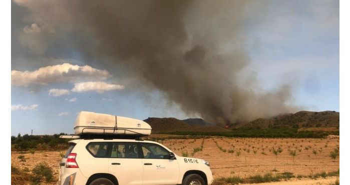 ÚLTIMA HORA.- Estabilizado el fuego en Agramón, donde continúa trabajando una veintena de medios